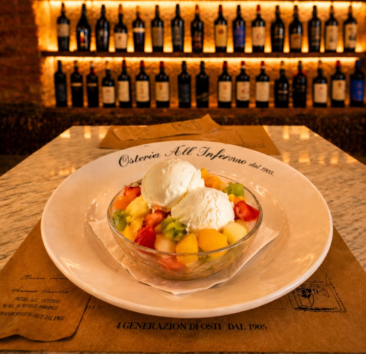 MACEDONIA CON GELATO O SENZA GELATO 